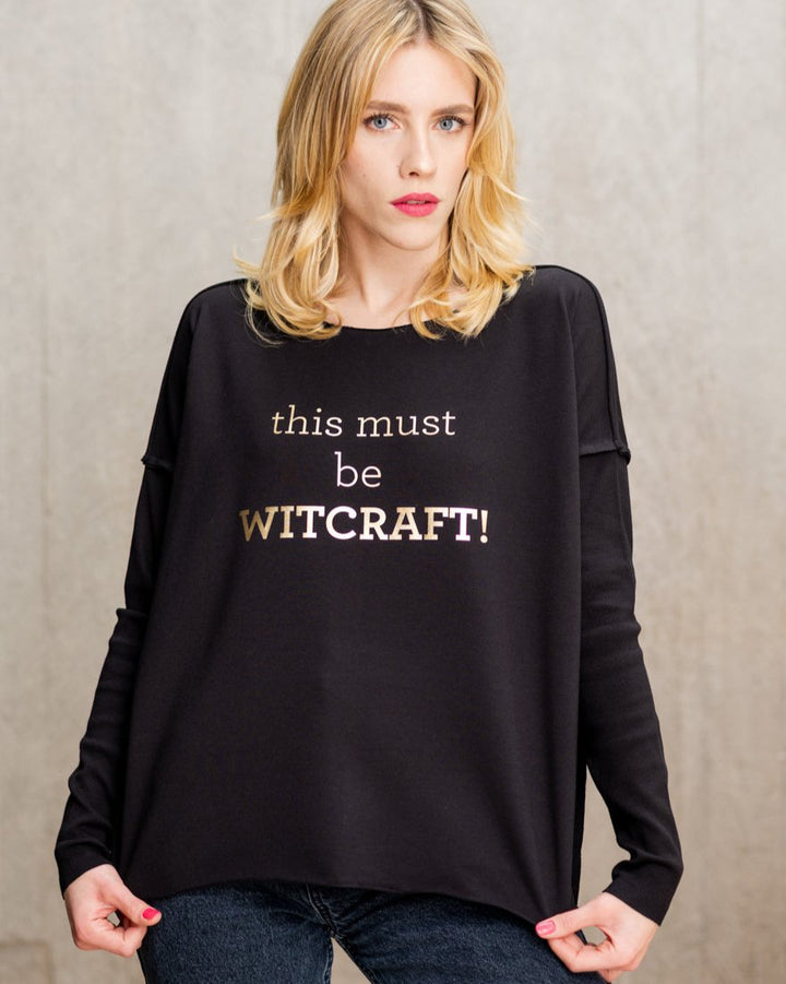 THIS MUST BE WITCRAFT relaxed smart-shirt