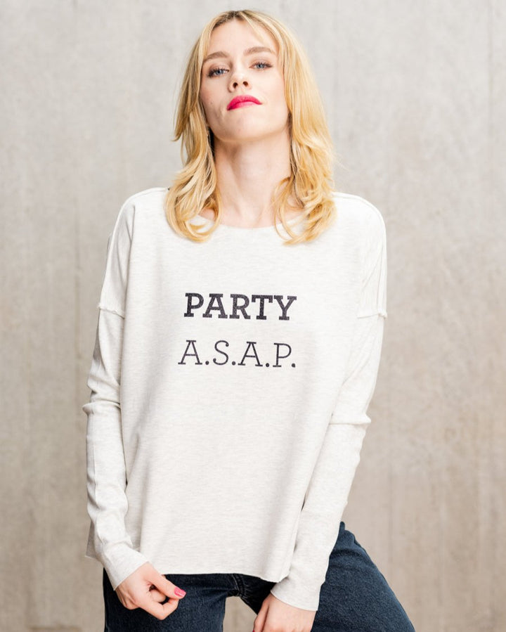 PARTY ASAP relaxed smart-shirt