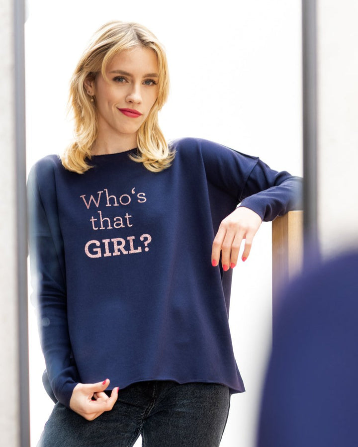 WHO'S THAT GIRL relaxed smart-shirt