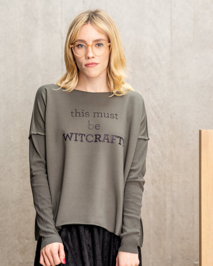 THIS MUST BE WITCRAFT relaxed smart-shirt