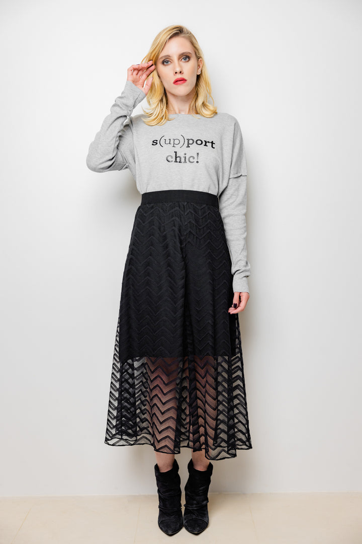 S(UP)PORT CHIC relaxed smart-shirt