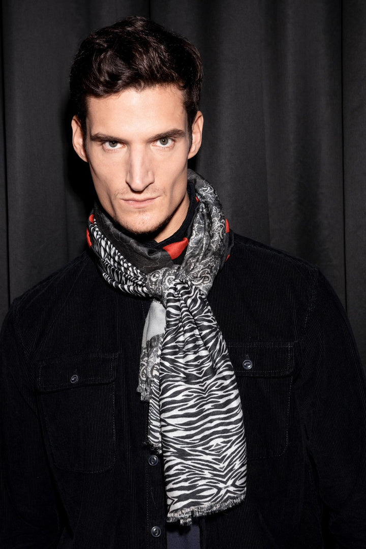 HEARTS modal/cashmere scarf