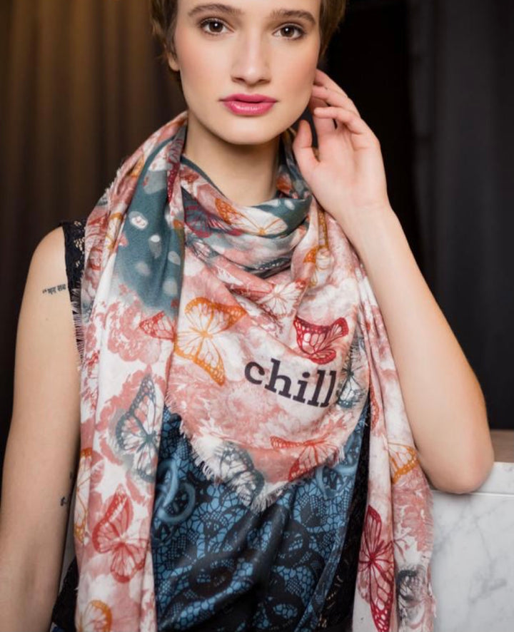 GOOD VIBES scarf