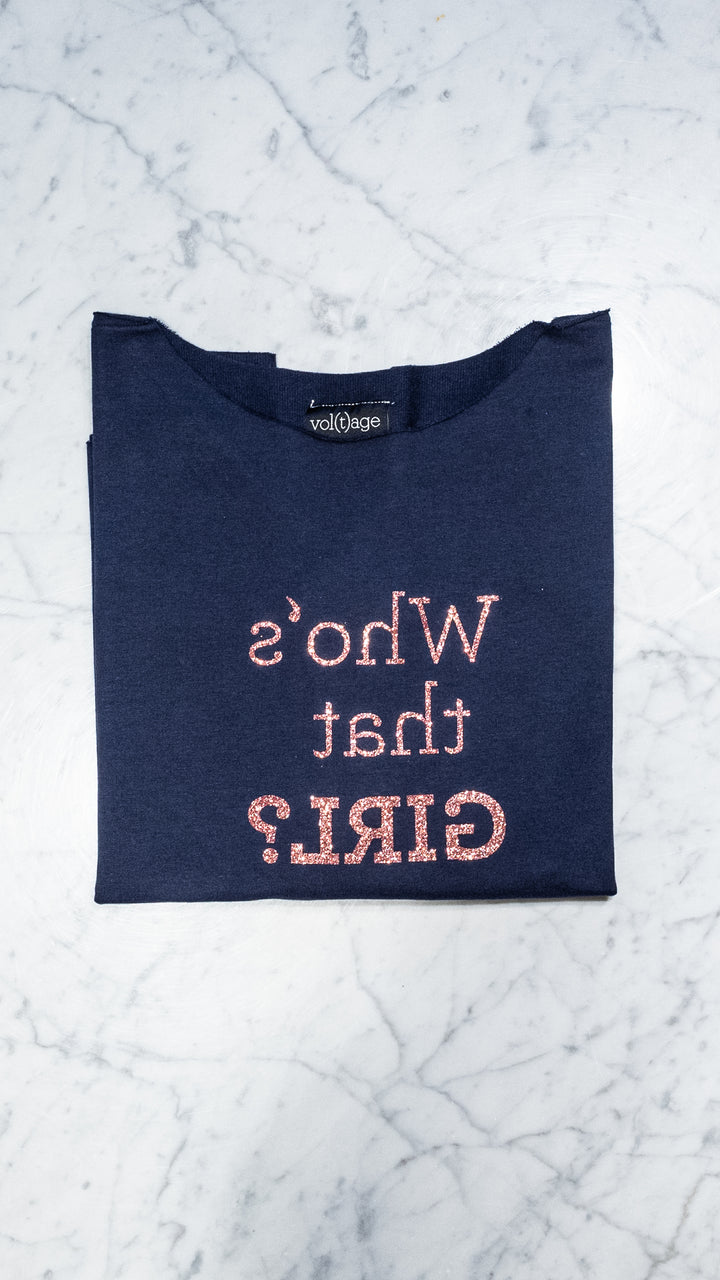 WHO'S THAT GIRL relaxed smart-shirt