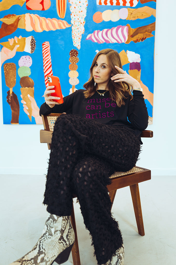 MUSES CAN BE ARTISTS relaxed smart-shirt