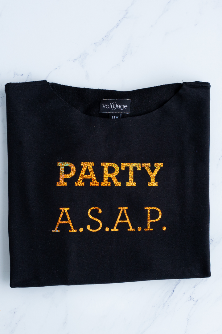 PARTY ASAP relaxed smart-shirt