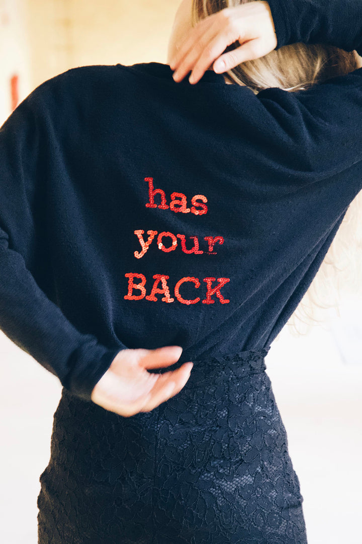 APHRODITE - HAS YOUR BACK sweater