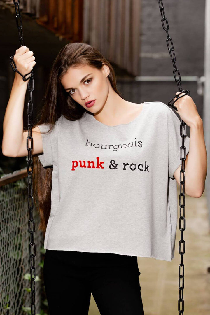 BOURGEOIS PUNK & ROCK relaxed smart-tee