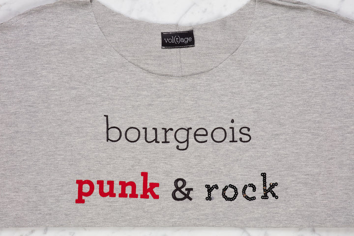 BOURGEOIS PUNK & ROCK relaxed smart-tee