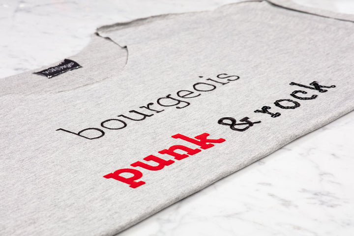 BOURGEOIS PUNK & ROCK relaxed smart-tee
