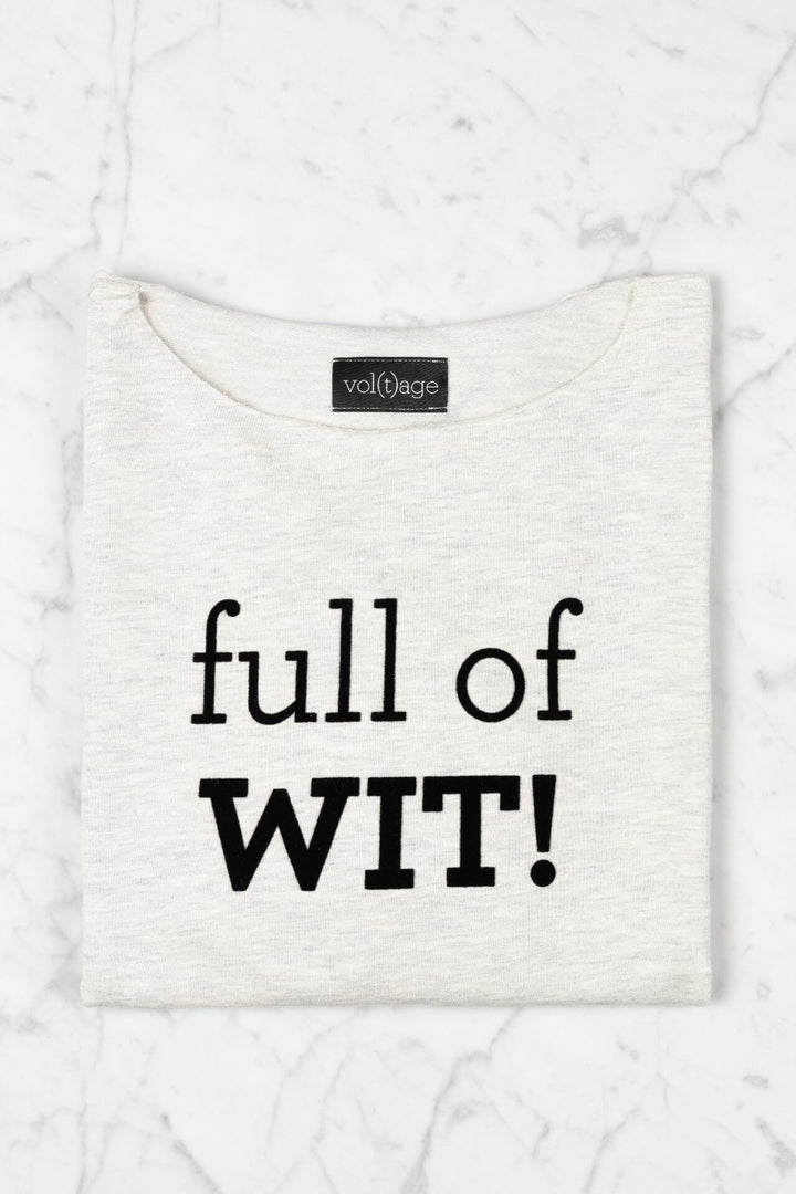 FULL OF WIT! relaxed smart-shirt