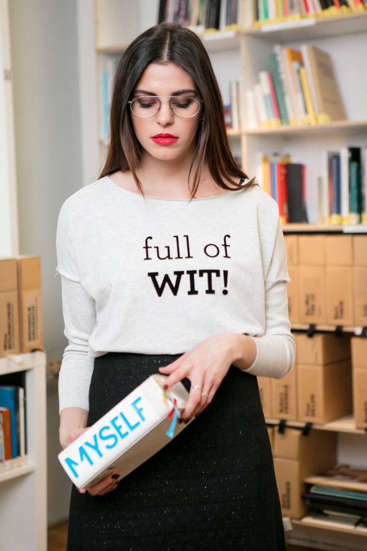 FULL OF WIT! relaxed smart-shirt