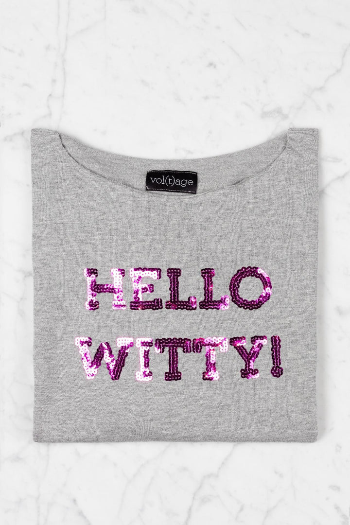HELLO WITTY! relaxed smart-shirt