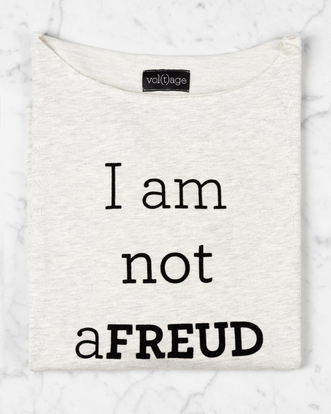 I AM NOT AFREUD relaxed smart-shirt