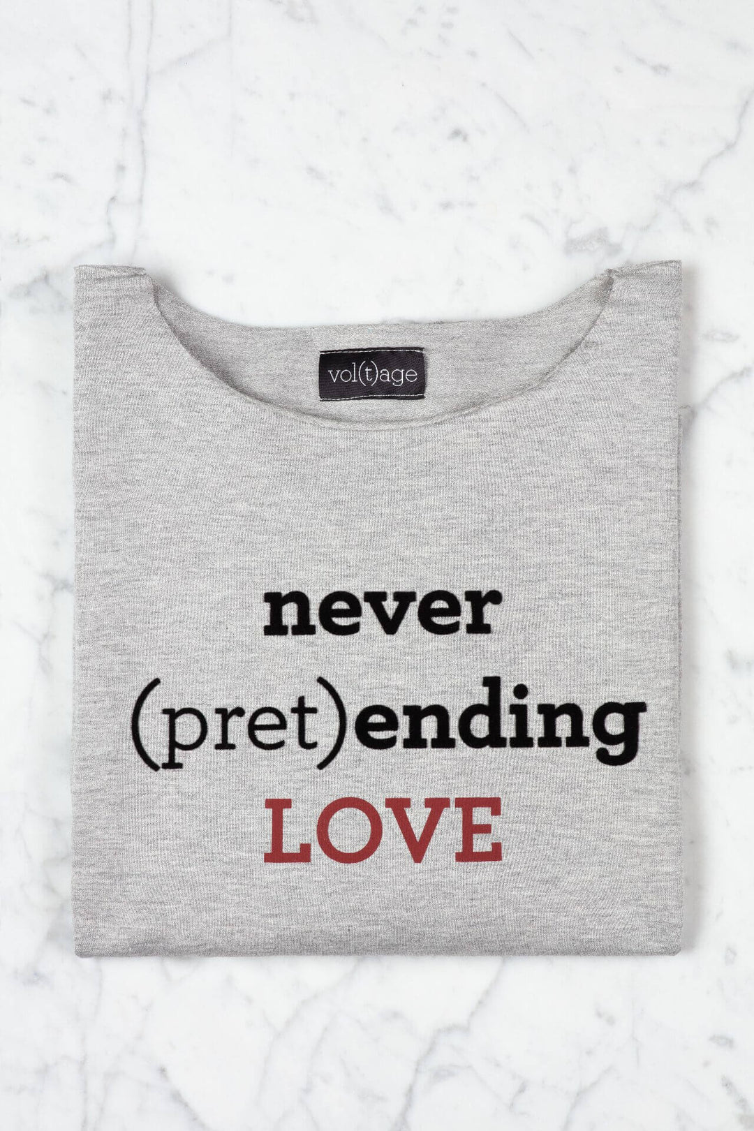 NEVER (PRET)ENDING LOVE relaxed smart-shirt