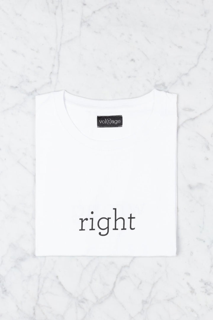 RIGHT/WRONG classic t-shirt