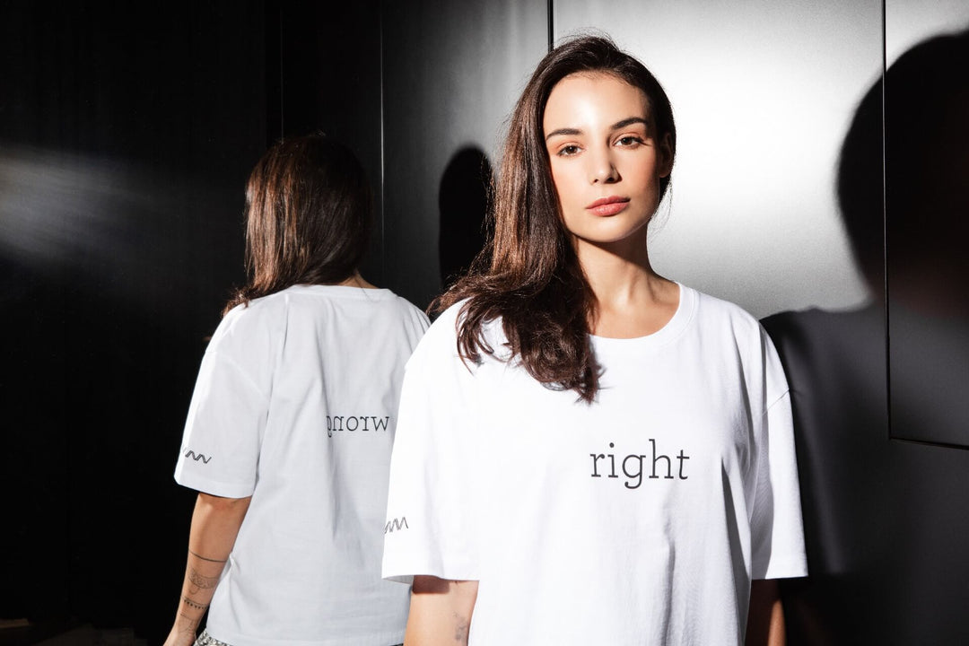 RIGHT/WRONG classic t-shirt